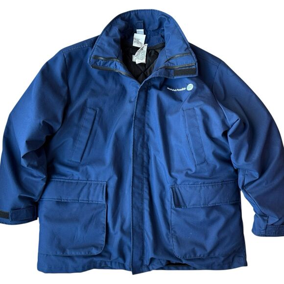 AT&T VF Imagewear Work Jacket 2XL Long • Like New • Union Made USA • Zip-Out Lin - Picture 2 of 16